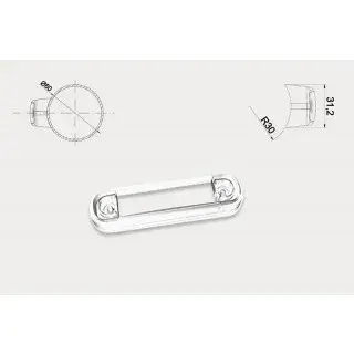 Montagebügel | 300-Serien Positionsleuchte für Bügel | M10MS300
