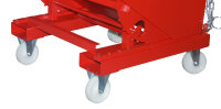 Kippbehälter Typ EXPO® 600, lackiert, RAL 5012 Lichtblau