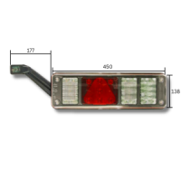Heckleuchte links LED 24V ECE/ADR/GGVS EasyConn 1x7/4x2...