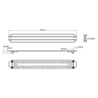 LED gelb | 1664mm | 12-24v | inkl. Controller