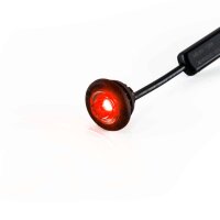 LED Umrissleuchten rot mit R65 Blitzer 12-24v 200cm Kabel