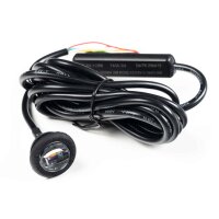 LED Umrissleuchten rot mit R65 Blitzer 12-24v 200cm Kabel