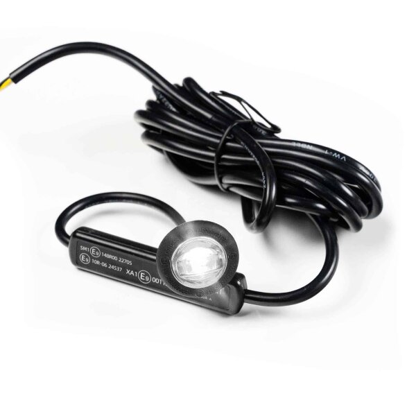 LED Umrissleuchten weiß mit R65 Blitzer 12-24v 200cm Kabel