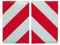 Warnmarkierungen Hubladebühnen, Alu-Halter,...