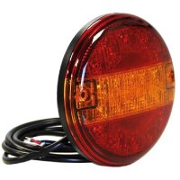 LED Slimline Hamburger Lampe 12-24v 400cm Kabel (DIN-hom.)