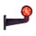 LED Begrenzungsleuchte mit 2 Modulen 12-24v | rot-weiß | 195 mm Arm