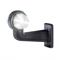 LED Begrenzungsleuchte mit 2 Modulen 12-24v | mehrfarbig | 195mm Arm