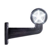 LED Begrenzungsleuchte mit 2 Modulen 12-24v | mehrfarbig | 195mm Arm