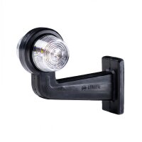 LED Begrenzungsleuchte mit 2 Modulen 12-24v | mehrfarbig | 195mm Arm