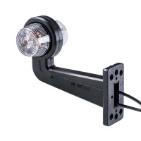LED Begrenzungsleuchte mit 2 Modulen 12-24v | mehrfarbig | 195mm Arm