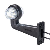 LED Begrenzungsleuchte mit 2 Modulen 12-24v | mehrfarbig | 195mm Arm