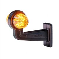 LED Begrenzungsleuchte mit 2 Modulen 12-24v | mehrfarbig | 195mm Arm