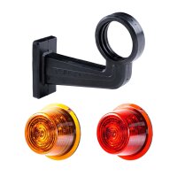 LED Begrenzungsleuchte mit 2 Modulen 12-24v | rot-gelb |...