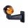 LED Begrenzungsleuchte mit 2 Modulen 12-24v | rot-gelb | 195mm Arm