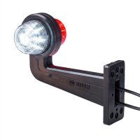 LED Begrenzungsleuchte mit 2 Modulen 12-24v | dunkel |...
