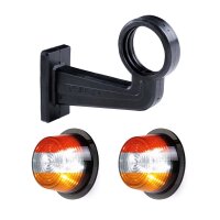 LED Begrenzungsleuchte mit 2 Modulen 12-24v | dunkel |...