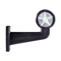 LED Begrenzungsleuchte mit 2 Modulen 12-24v | dunkel | mehrfarbig | 195mm Arm
