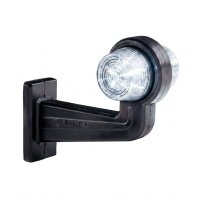LED Begrenzungsleuchte mit 2 Modulen 12-24v | dunkel | mehrfarbig | 195mm Arm