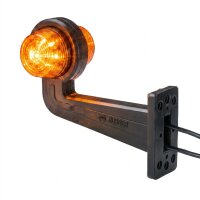 LED Begrenzungsleuchte mit 2 Modulen 12-24v | dunkel |...