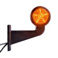 LED Begrenzungsleuchte mit 2 Modulen 12-24v | mehrfarbig | 165mm Arm