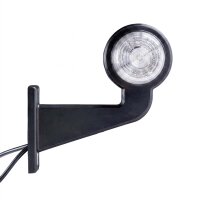LED Begrenzungsleuchte mit 2 Modulen 12-24v | mehrfarbig | 165mm Arm