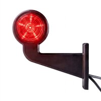 LED Begrenzungsleuchte mit 2 Modulen 12-24v | mehrfarbig | 165mm Arm