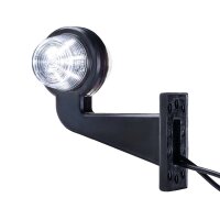 LED Begrenzungsleuchte mit 2 Modulen 12-24v | mehrfarbig | 165mm Arm