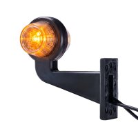 LED Begrenzungsleuchte mit 2 Modulen 12-24v | mehrfarbig | 165mm Arm
