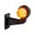LED Begrenzungsleuchte mit 2 Modulen 12-24v | mehrfarbig | 165mm Arm