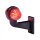 LED Begrenzungsleuchte mit 2 Modulen 12-24v | mehrfarbig | 165mm Arm