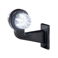 LED Begrenzungsleuchte mit 2 Modulen 12-24v | dunkel | mehrfarbig | 165mm Arm