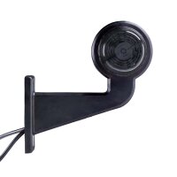 LED Begrenzungsleuchte mit 2 Modulen 12-24v | dunkel | mehrfarbig | 165mm Arm