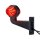 LED Begrenzungsleuchte mit 2 Modulen 12-24v | dunkel | mehrfarbig | 165mm Arm