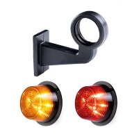 LED Begrenzungsleuchte mit 2 Modulen 12-24v | dunkel |...