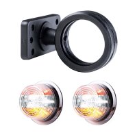 LED Begrenzungsleuchte mit 2 Modulen 12-24v | mehrfarbig...