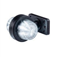 LED Begrenzungsleuchte mit 2 Modulen 12-24v | mehrfarbig | kurzer Arm