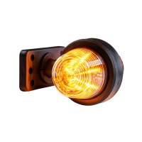 LED Begrenzungsleuchte mit 2 Modulen 12-24v | mehrfarbig | kurzer Arm
