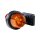 LED Begrenzungsleuchte mit 2 Modulen 12-24v | rot-gelb | kurzer Arm