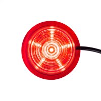 LED Modul rote Linse | rot | 12-24v | 5m Kabel