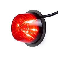 LED Modul dunkle Linse multicolor + Blinklicht 12-24v | 5m. Kabel
