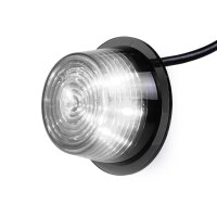 LED Modul dunkle Linse multicolor + Blinklicht 12-24v | 5m. Kabel