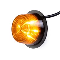 LED Modul dunkle Linse multicolor + Blinklicht 12-24v | 5m. Kabel