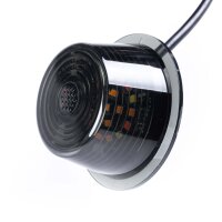 LED Modul dunkle Linse multicolor + Blinklicht 12-24v | 5m. Kabel