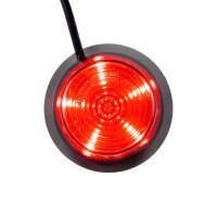 LED Modul dunkle Linse multicolor + Blinklicht 12-24v | 5m. Kabel