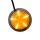 LED Modul dunkle Linse multicolor + Blinklicht 12-24v | 5m. Kabel