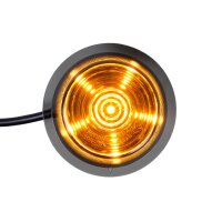 LED Modul dunkle Linse | gelb | 12-24v | 5m Kabel