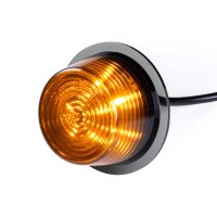 LED Modul dunkle Linse | gelb | 12-24v | 5m Kabel