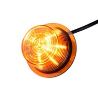 LED Modul gelb Linse | gelb | 12-24v | 5m. Kabel