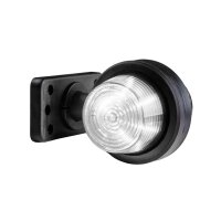 LED Begrenzungsleuchte mit 2 Modulen 12-24v | dunkel | mehrfarbig | kurzer Arm