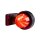 LED Begrenzungsleuchte mit 2 Modulen 12-24v | dunkel | mehrfarbig | kurzer Arm